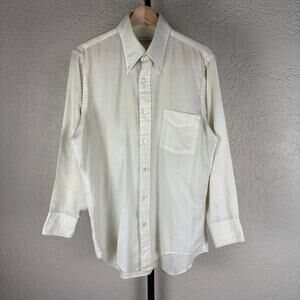 Vintage 70s Enro The Fell Company Chicago Land Permanent Press Med Dress Shirt